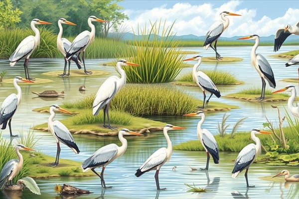 herons in texas