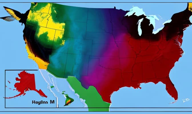 Hummingbird Migration Map