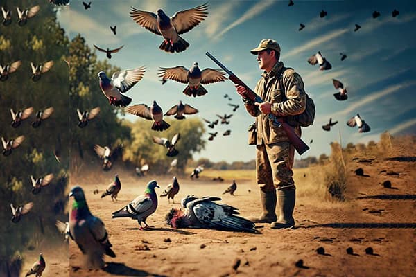 Is shooting pigeons legal in us