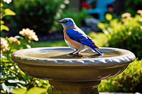 what does it mean when you see a bluebird in your yard