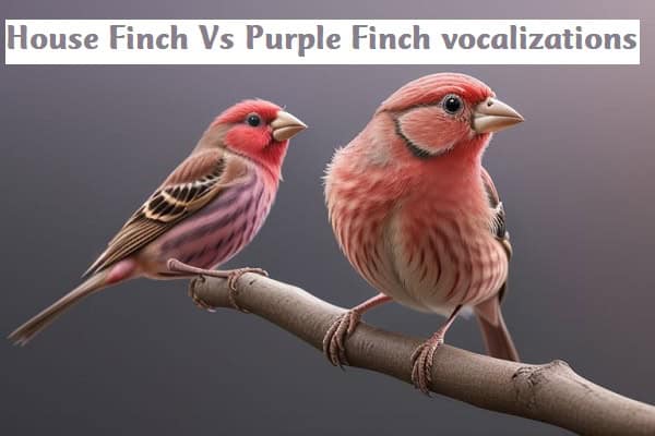 House Finch and Purple Finch vocalizations