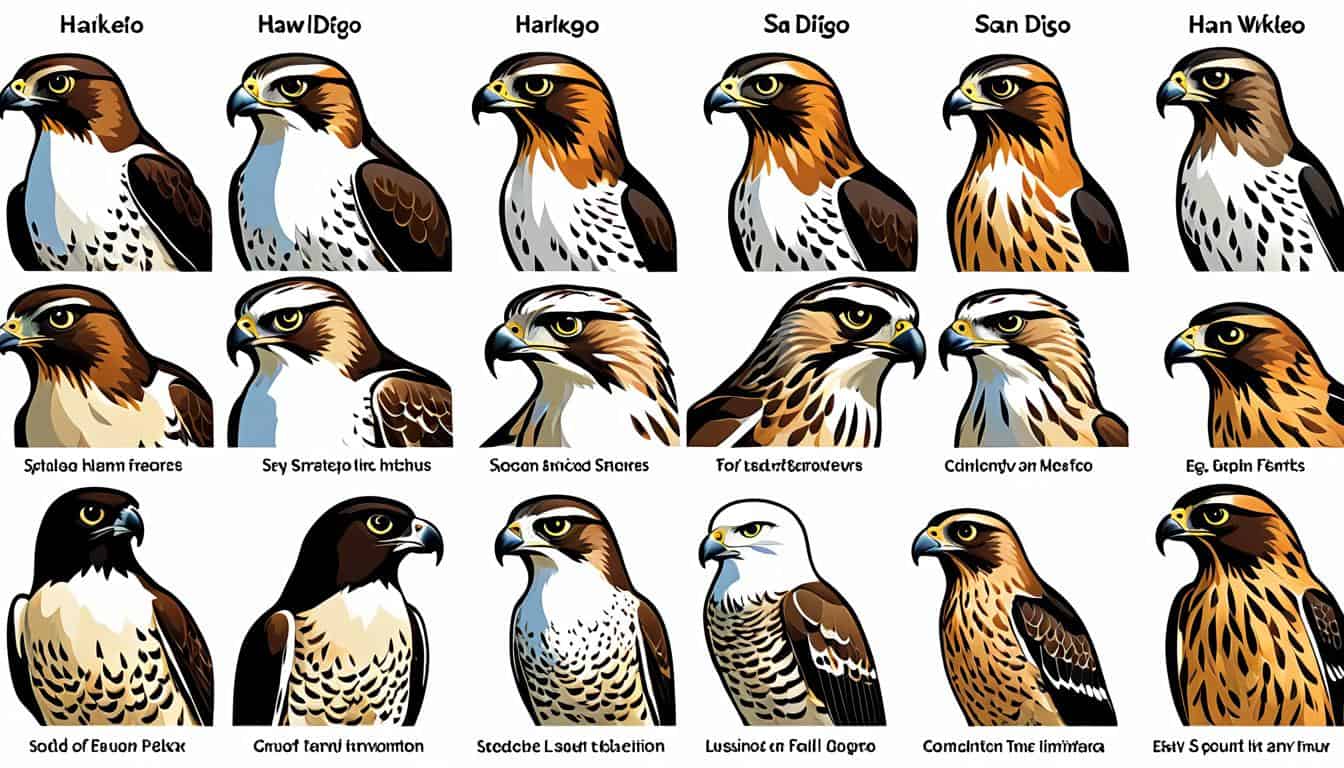 Types of Hawks in San Diego