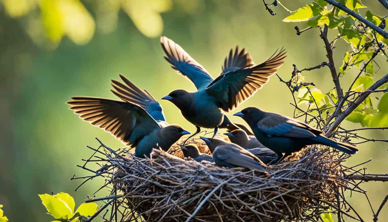 brown-headed cowbirds take over nests