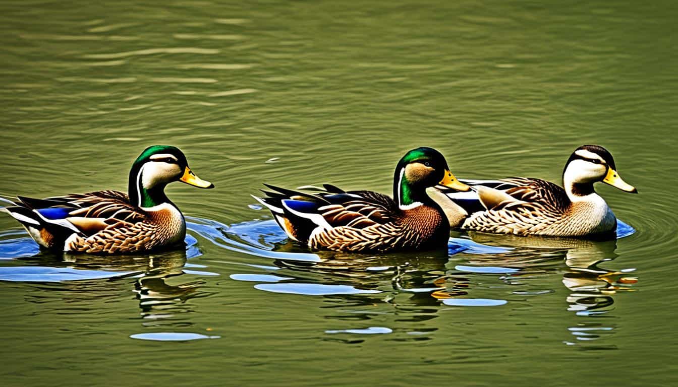 molting ducks