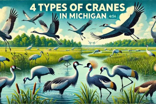 4 types of cranes in michigan