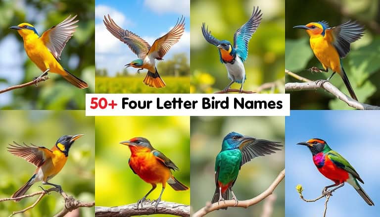 Four-Letter Bird Names