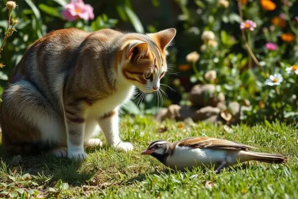 do cats eat recently dead birds