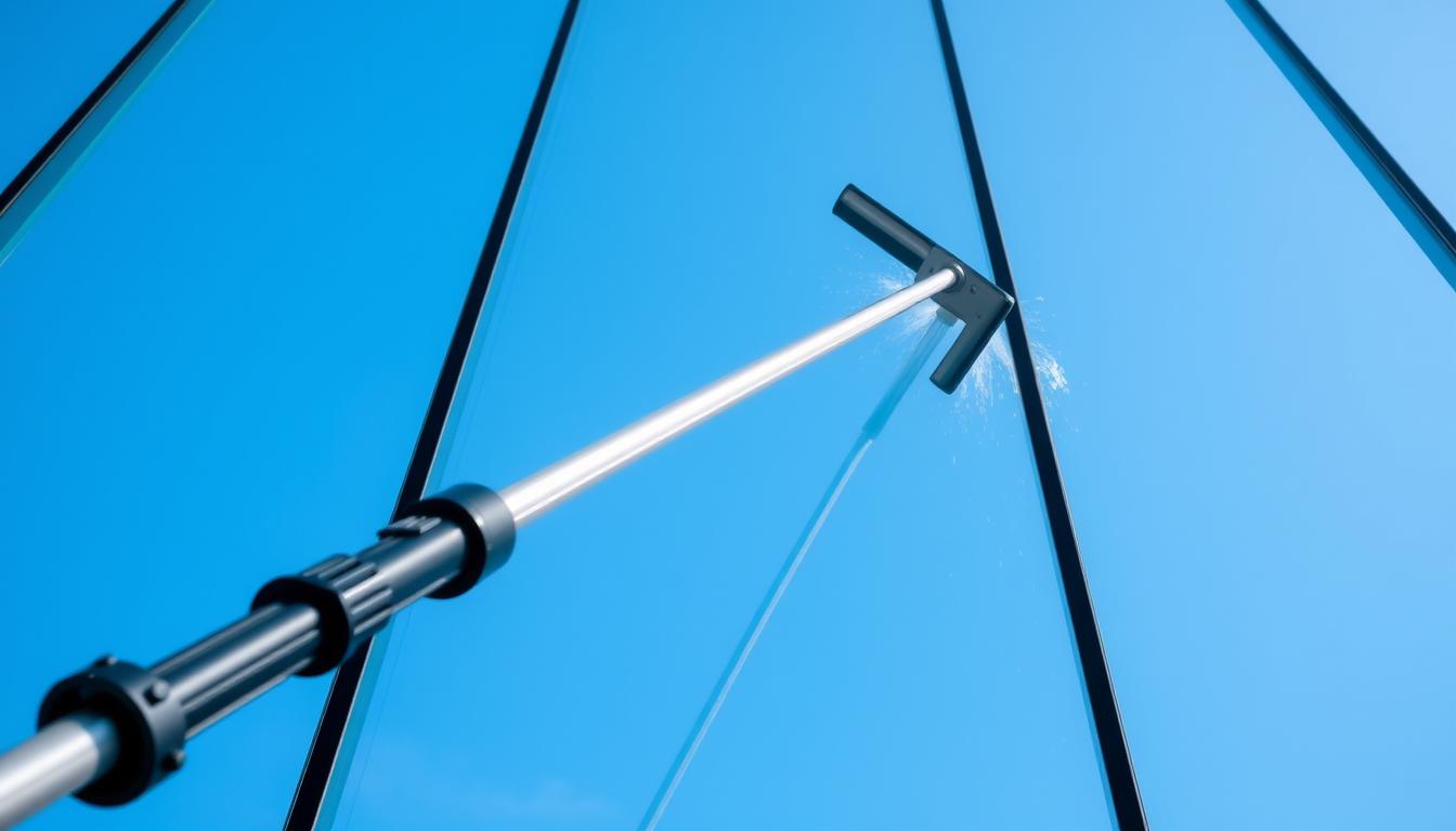 water-fed pole high window cleaning